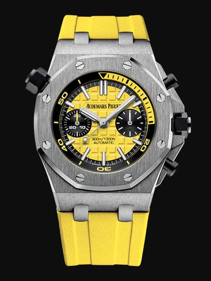 Audemars Piguet Royal Oak Offshore Diver Chronograph Yellow watch REF: 26703ST.OO.A051CA.01 - Click Image to Close
